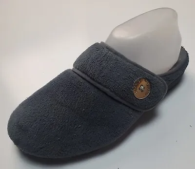 Buy Vionic Sadie Women's Size US 10 Gray Fabric Plush Durable Sole Slide On Slippers • 14.17£