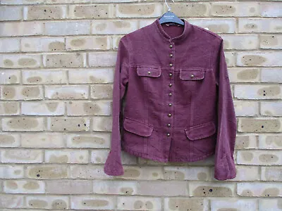Buy Laura Ashley Size 14 Burgundy Jeans-style Jacket • 9.99£
