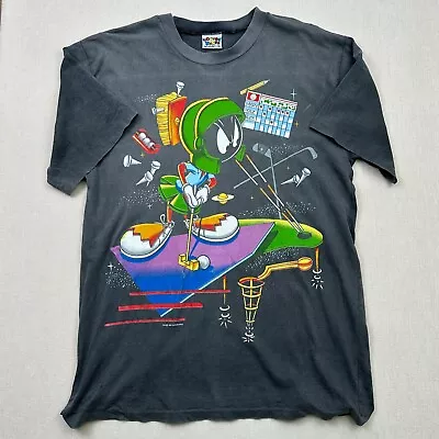 Buy Vintage Marvin The Martian Looney Tunes T-Shirt Golf 1994 XL Single Stitch • 56.29£