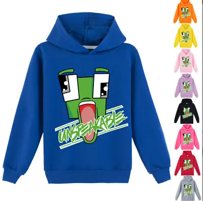 Buy 2023 Kids Fashion Print Hoodie Youtube Merch Pullover Kids Casual Sweatshirt • 12.79£