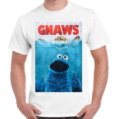 Buy Sesame Street Cookie Monster Gnaws Vintage Cool Retro T Shirt 1742 • 6.70£