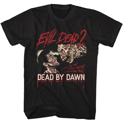 Buy The Evil Dead 2 Movie Dead By Dawn I'll Swallow Your Soul Men's T Shirt • 38.46£