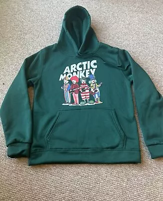 Buy Rock Band Arctic Monkeys Print Unisex Fashion Casual  Hoodie Sweatshirt Green M • 25£
