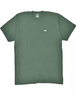 Buy VANS Mens Classic Fit T-Shirt Top XL Green Cotton YX09 • 14.50£