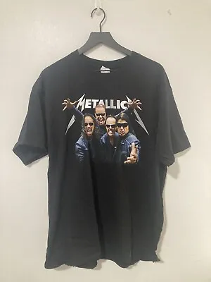 Buy Metallica “Death Magnetic” 2008 Tour Merch Tee Shirt Rock Metal Vintage Y2K • 38£