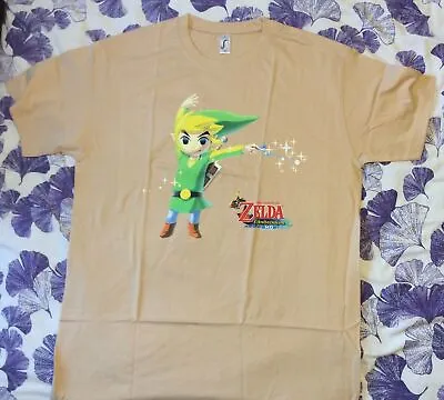 Buy The Legend Of Zelda The Wind Walker Promo T-Shirt Size Large Fawn Nintendo NEW • 10£