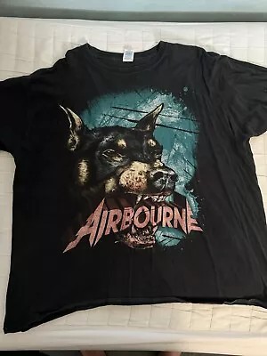 Buy Airbourne Black Dog T-shirt 2XL • 15£