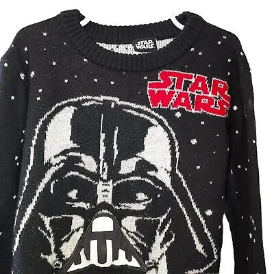 Buy Size Xs Darth Vadar Star Wars Boys Or Girls Black Sweater Shirt Sweater Top • 6.43£