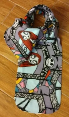 Buy New Nightmare Before Christmas Sally And Jack Scarf Fleece Fabric 60  L 9  W • 7.55£