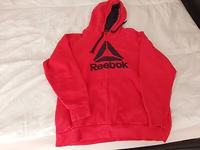 Buy Reebok Hoodie Size Large Red And Black. • 3£