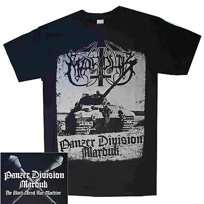 Buy Marduk Panzer Division War Machine Shirt S-XXL Black Metal Official Band T-Shirt • 20.11£