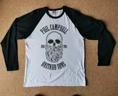 Buy Phil Campbell And The Bastard Sons Baseball T-shirt Large • 10£