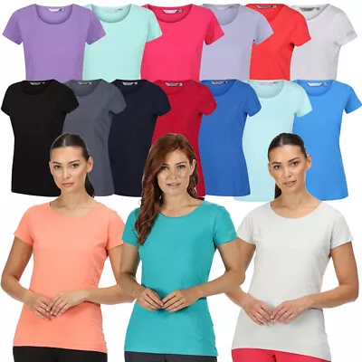 Buy Regatta Womens Carlie Coolweave Cotton Casual Jersey T Shirt • 11.50£