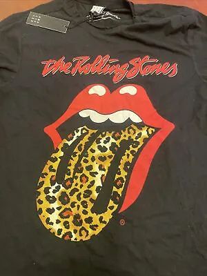 Buy AMPLIFIED The Rolling Stones Mens Ladies T Shirt Size M Black BNWT • 14.99£