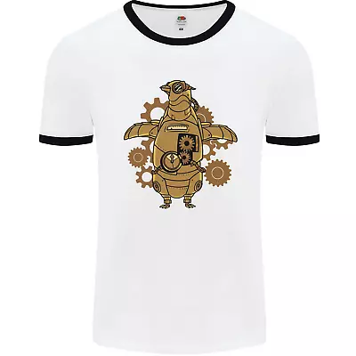 Buy A Steampunk Penguin Mens Ringer T-Shirt • 8.99£