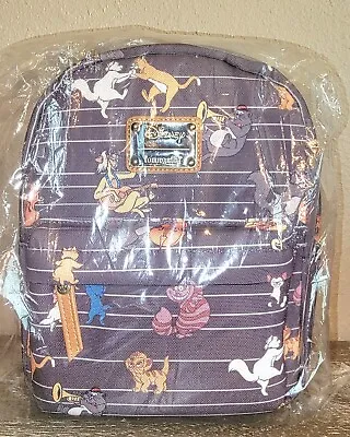 Buy Loungefly Disney Cats Aristocats Marie Figaro Cheshire Mini Backpack New • 59.53£