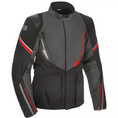 Buy Oxford Montreal 4.0 Dry2Dry Motorcycle Textile Jacket Black / Grey / Red • 179.99£
