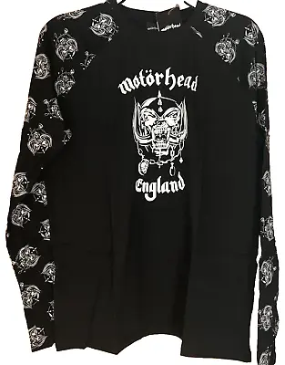 Buy Motorhead England Limited Edition Black Long Sleeve T-shirt Size L • 33.99£
