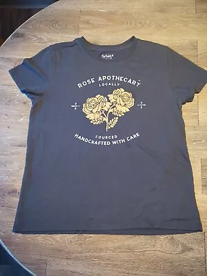 Buy Schitts Creek Black Crew Neck Short Sleeve T-shirt Womens L • 12.34£