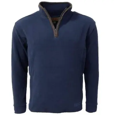 Buy Game Stanton Fleece Pullover Navy Country Hunting Shooting • 23.99£