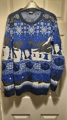 Buy Star Wars Christmas Jumper HOTH Size S • 18£
