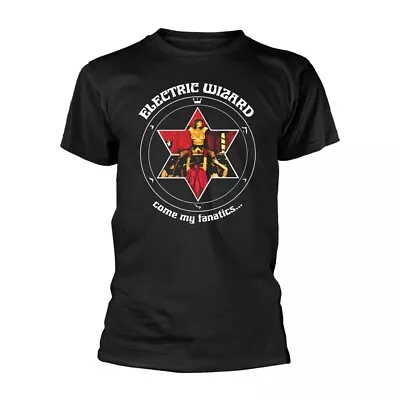 Buy ELECTRIC WIZARD - COME MY FANATICS... BLACK T-Shirt, Front & Back Print X-Large • 16.29£