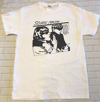Buy Sonic Youth Goo White T-shirt • 13.99£