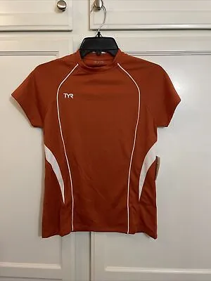 Buy TYR Tech T-Shirt Womens Size S White And Burnt Orange • 13.26£