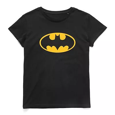Buy Official DC Comics Justice League Batman Logo Women's T-Shirt • 17.99£