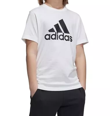 Buy Adidas Kids Essentials Logo T-Shirt - Size 6-7 Years • 8.95£