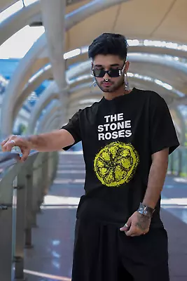 Buy THE STONE ROSES T-Shirt - LEMON - Sizes S To 5XL - Unisex/Ladies Fit - FREE NDD • 14.99£