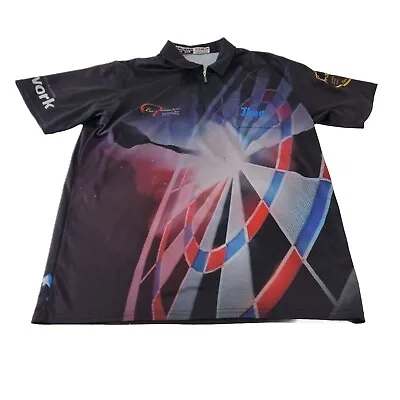 Buy Calibier Darts Sport Quarter Zip Tshirt Size XXL • 25£