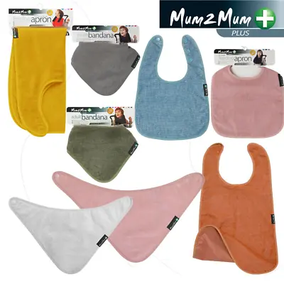 Buy Bibs & Clothing Protector Aprons For Adults & Youths, Earth Tones Mum 2 Mum PLUS • 17.99£