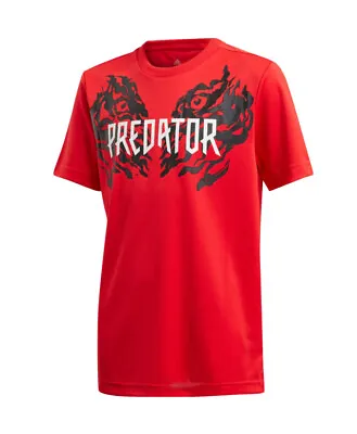 Buy ADIDAS Predator Children's T-shirt Football Jersey / Running Shirt Red Size 116 - 164 • 11.51£