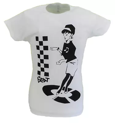 Buy Ladies Official Licensed The Beat White Beat Girl T Shirts • 17.99£