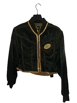Buy Women's HARLEY DAVIDSON American Legend Vintage Black BIKER Jacket Size M • 19.95£