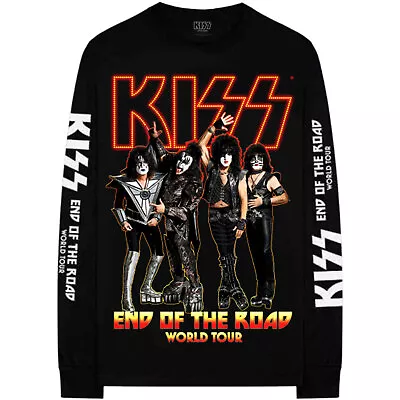 Buy Kiss End Of The Road Tour Black Long Sleeve Shirt NEW OFFICIAL • 21.19£