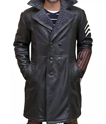 Buy Suicide Squad Jai Courtney Captain Boomerang Real Leather Coat • 89.99£