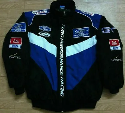 Buy UK NEW FORD Embroidery Cotton Nascar Moto Car Team Formula1 Racing Jacket Suit @ • 31.19£