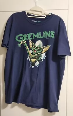 Buy GREMLINS NAVY TSHIRT FEATURING SPIKE SIZE XL Pre-owned  • 10.99£