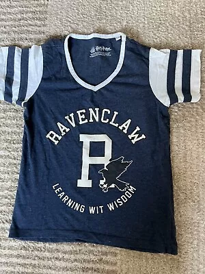 Buy Harry Potter Girls  Ravenclaw Short Sleeved Cotton T Shirt/Top Age 10 • 7.50£