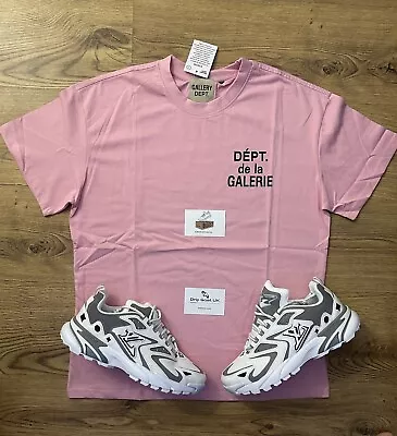 Buy Gallery Dept. French Logo Tee Light Pink    Size Small🥶  FREE SHIPPING 🚀 📦 ✅  • 84.99£