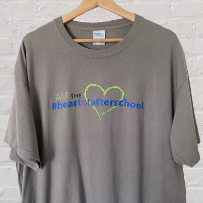Buy After School T Shirt Tee Top Teacher Gift XL Supply Printed Graphic Heart • 4.68£