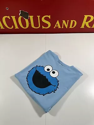 Buy 2007 Sesame Street Cookie Monster Blue T Shirt. Size M • 7.80£