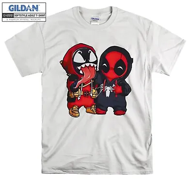 Buy Deadpool And Venom Cosplay T-shirt Gift T Shirt Men Women Unisex Tshirt 6226 • 20.95£
