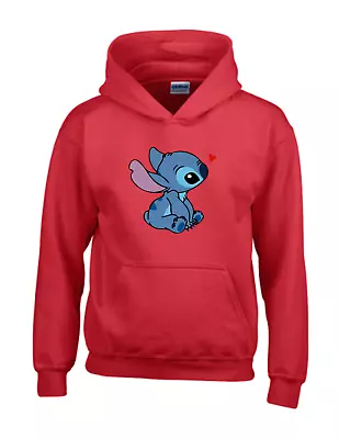 Buy Disney Heart Lilo And Stitch Ohana Xmas Gift Kids Men Women Top Unisex Hoodie • 17.99£