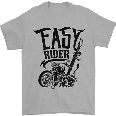 Buy Easy Rider Motorcycle Motorbike Biker Mens T-Shirt 100% Cotton • 6.99£