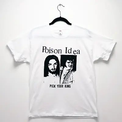 Buy Poison Idea - Pick Your King T-Shirt Punk Rock USA Black Flag Germs Discharge • 11.99£