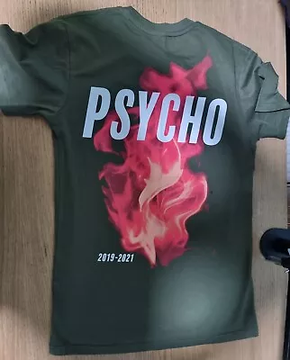 Buy Dave Psycho 2021 T-shirt, Small, Khaki Green. • 15£