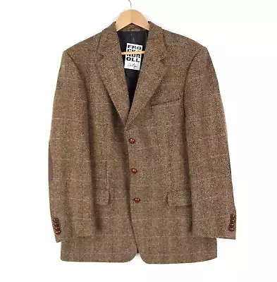 Buy Harris Tweed Sport Jacket Blazer Checked MARIO BARUTTI SZ 42  R (T1077) • 54.95£